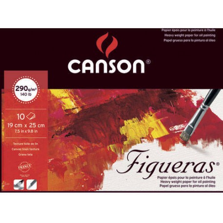 Bloc Figueras 290g/m² - 10 F - 25x19 cm - Canson
