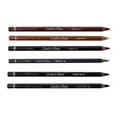 Set de 2 Croquis Crayon – Sanguine/sépia - Conté à Paris