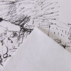 Papier à dessin 1557  Grain Léger Blanc Pur 120 g/m² - A3 - 42 x 29.7 cm - Canson