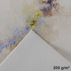 Papier Aquarelle MONTVAL Collé 1 Coté 200 g/m² - 32 x 24 cm- 100 Feuilles - Canson