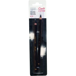 Set de 2 Crayons Pierre Noir HB/2B - Conté à Paris
