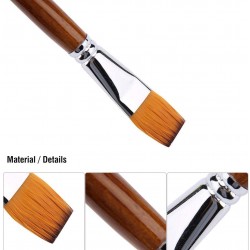 Pinceaux Plat Manche En Bois N° 04