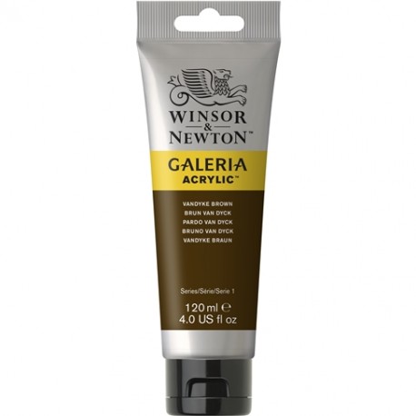 Acrylique Galeria Tube 120 ml Brun Van Dyck 676