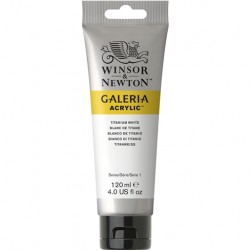 Acrylique Galeria Tube 120 ml Blanc de titane 644