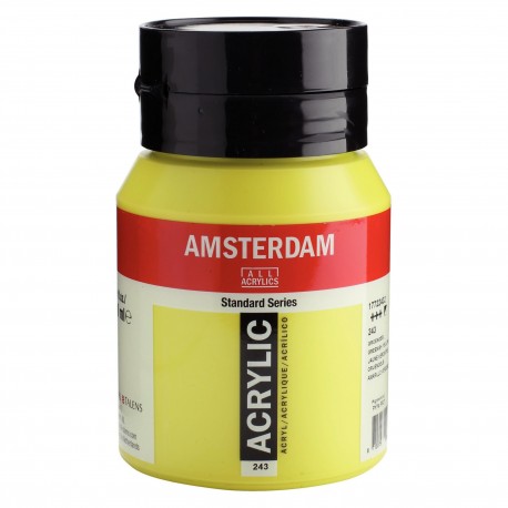 ACRYLIQUE JAUNE VERDATRE 500 ML