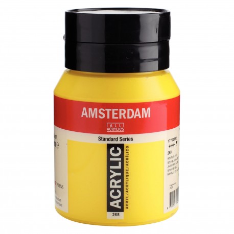 ACRYLIQUE JAUNE AZO CLAIR 500 ML