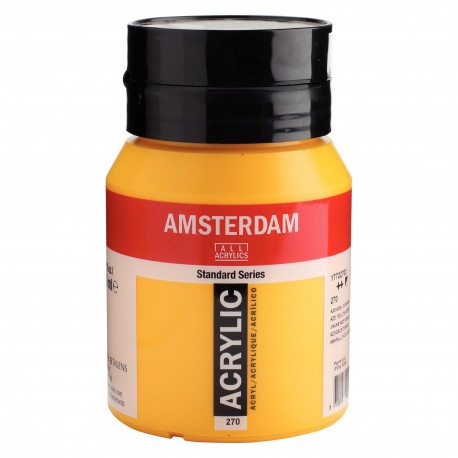 ACRYLIQUE JAUNE AZO FONCÉ 500 ML