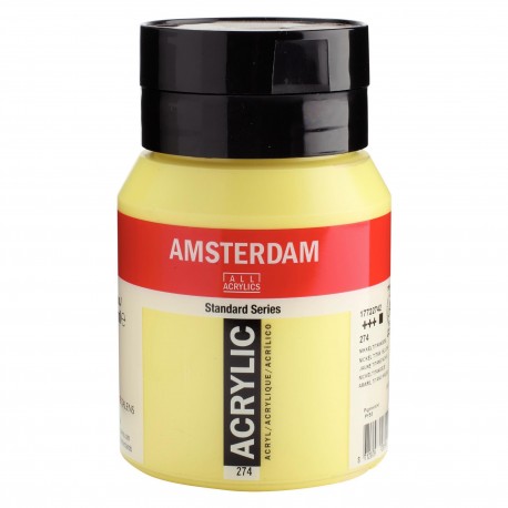 ACRYLIQUE JAUNE TITANE NICKEL 500 ML