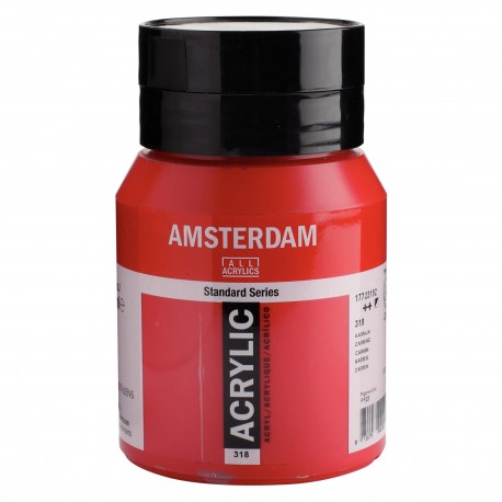 ACRYLIQUE CARMIN 500ML