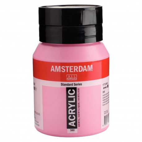ACRYLIQUE ROSE QUINACRIDONE CLAIR 500 ML