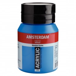 ACRYLIQUE BLEU CYAN  500 ML