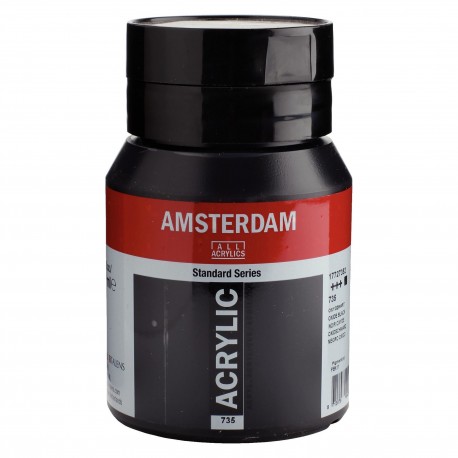 ACRYLIQUE NOIR OXYDE 500ML
