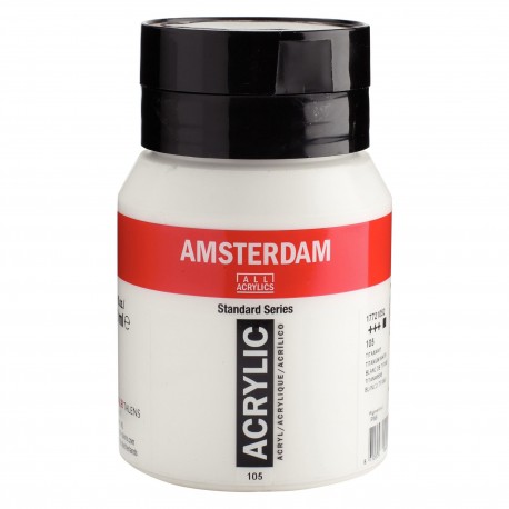 ACRYLIQUE BLANC DE TITANE 500 ML