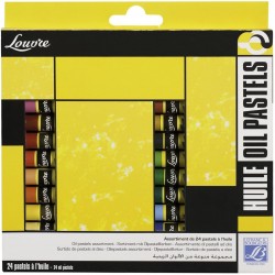 Assortiment de 24 Pastel à l'Huile Louvre  - Lefranc Bourgeois
