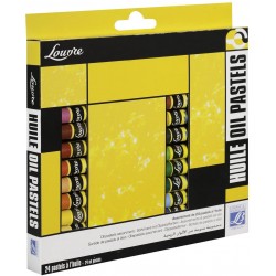 Assortiment de 24 Pastel à l'Huile Louvre  - Lefranc Bourgeois