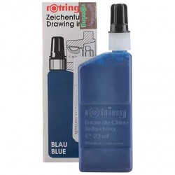 Flacon encre de chine Isographe  Bleu 23 ml - Rotring