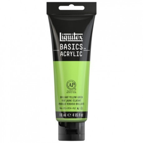 Acrylique Liquitex Basics - 118ml : Jaune brillant vert