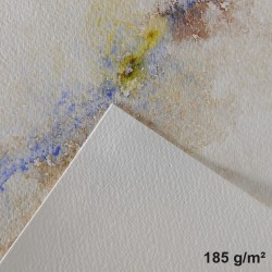 Papier Aquarelle Montval 185g/m² - 65 x50 cm - grain fin blanc - Canson