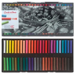 Assortiment de 50 Pastels tendres - Conté à Paris