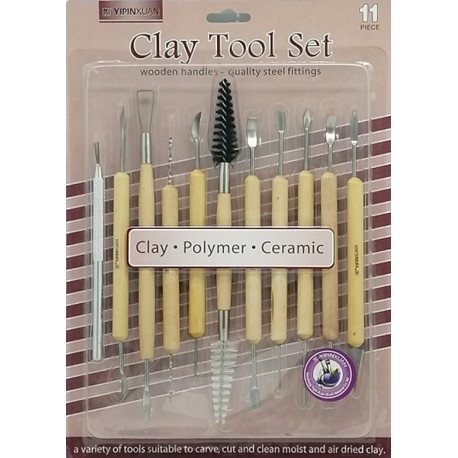 Jeu de 11 outils de modelage