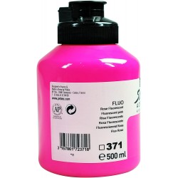 Studio Acrylique Pébéo - 500ml - Rose Fluorescent 371