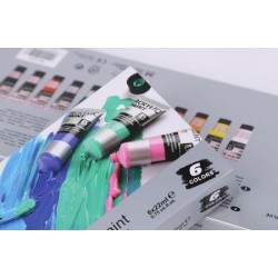 Coffret de Couleur acrylique de 12 tubes de 22 ml - Fine Art