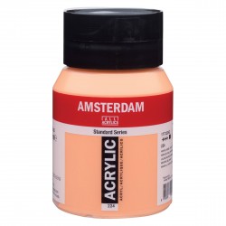 Standard Series Acrylique Pot 500 ml Jaune de Naples rouge 224