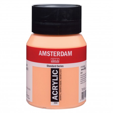 Standard Series Acrylique Pot 500 ml Jaune de Naples rouge 224