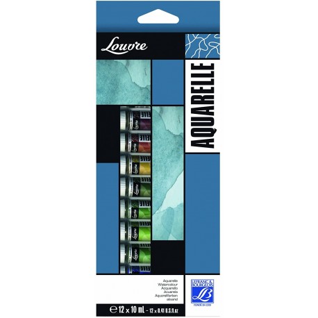Set Aquarelle Louvre 12X10ml -  Lefranc & Bourgeois