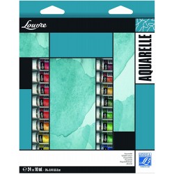 Set Aquarelle Louvre 24X10ml - Lefranc & Bourgeois
