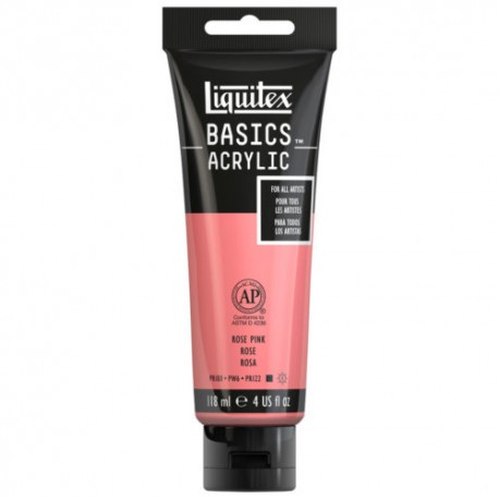 Acrylique Liquitex Basics - 118ml : Rose 048