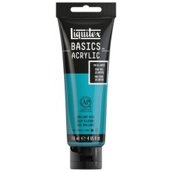 Acrylique Liquitex Basics - 118ml : Bleu brillant 570