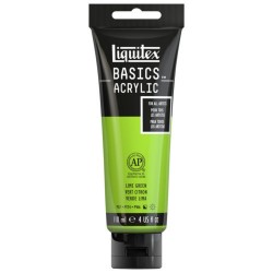 Acrylique Liquitex Basics - 118ml : Vert Citron 222