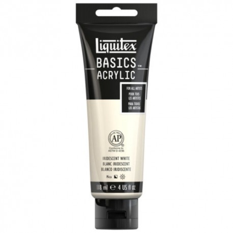 Acrylique Liquitex Basics - 118ml : Blanc irisé 238