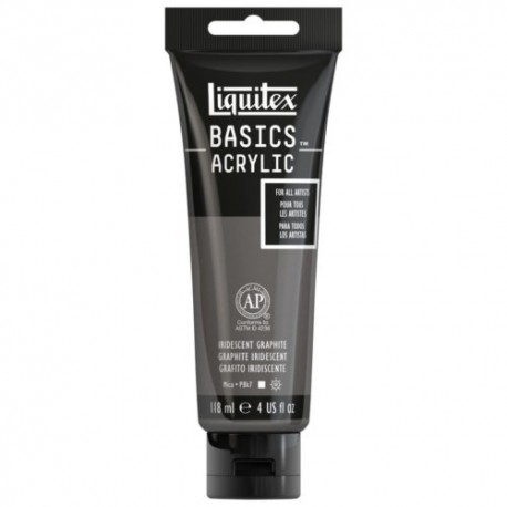 Acrylique Liquitex Basics - 118ml : Graphite irisé 049