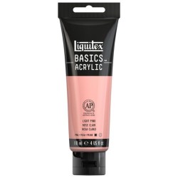 Acrylique Liquitex Basics - 118ml : Rose portrait 810