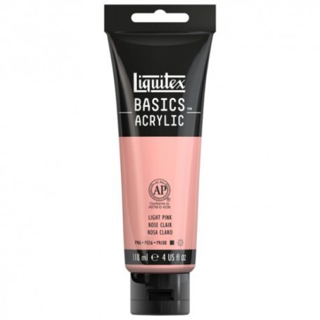Acrylique Liquitex Basics - 118ml : Rose portrait 810