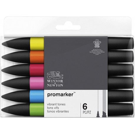 Set de 6 Promarker Tons Vifs - Winsor&Newton