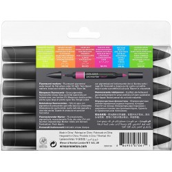 Set de 6 Promarker Neon Fluorescents - Winsor&Newton