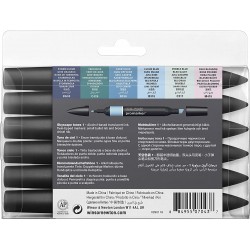 Set de 6 Promarker Tons de ciel 1 - Winsor&Newton
