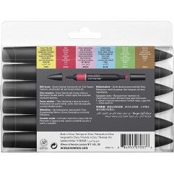 Set de 6 Promarker  tons moyens - Winsor&Newton