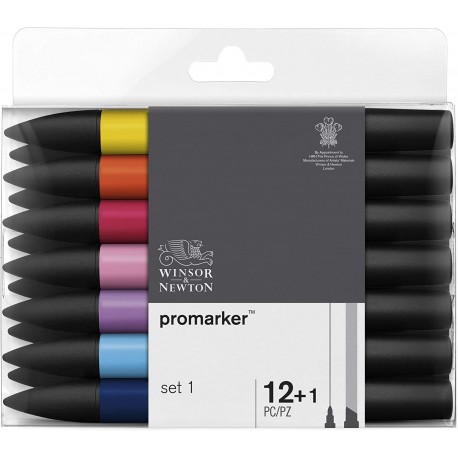 Set de 12+1 Promarker Ensemble 1 - Winsor & Newton