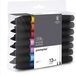 Set de 12+1 Promarker Ensemble 1 - Winsor & Newton