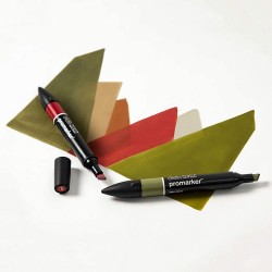 Set de 12+1 Promarker Manga Steampunk - Winsor & Newton