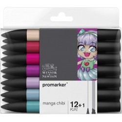 Set de 12+1 Promarker Manga Chibi - Winsor & Newton