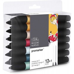 Set de 12+1 Promarker Manga Ensemble 2 - Winsor & Newton