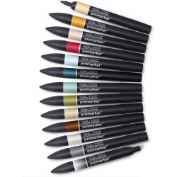 Set de 12+1 Promarker Manga Ensemble 2 - Winsor & Newton