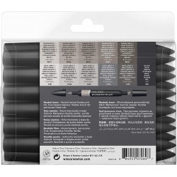 Set de 12 Promarker Brush  tons neutres - Winsor & Newton