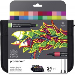 Set de 24+1 Promarker Assortiment Etudiant - Winsor & Newton