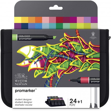 Set de 24+1 Promarker Assortiment Etudiant - Winsor & Newton